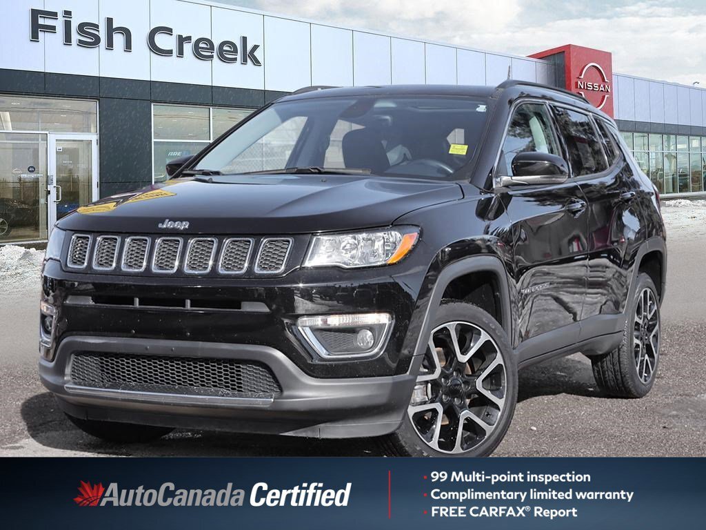 2018 Jeep Compass Limited | 2.4L | Leather | Sunroof | Heated Seats