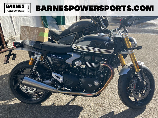 2025 Triumph Speed Twin 1200 RS Sapphire Black