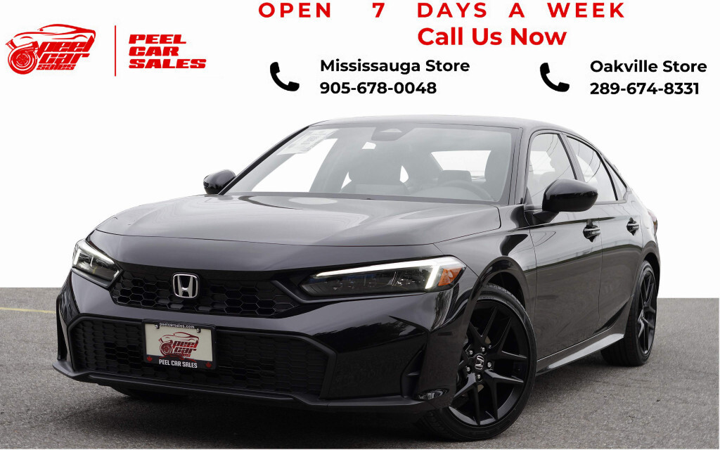 2025 Honda Civic Hybrid Sport Sunroof Apple Carplay  Alloys