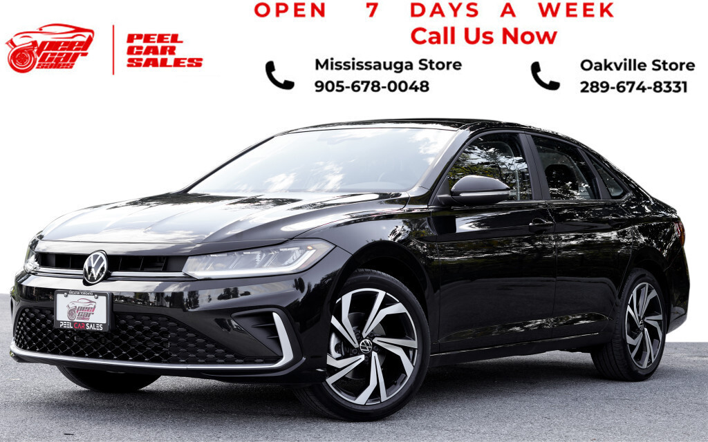 2025 Volkswagen Jetta Highline Sunroof Leather seats Apple carplay.