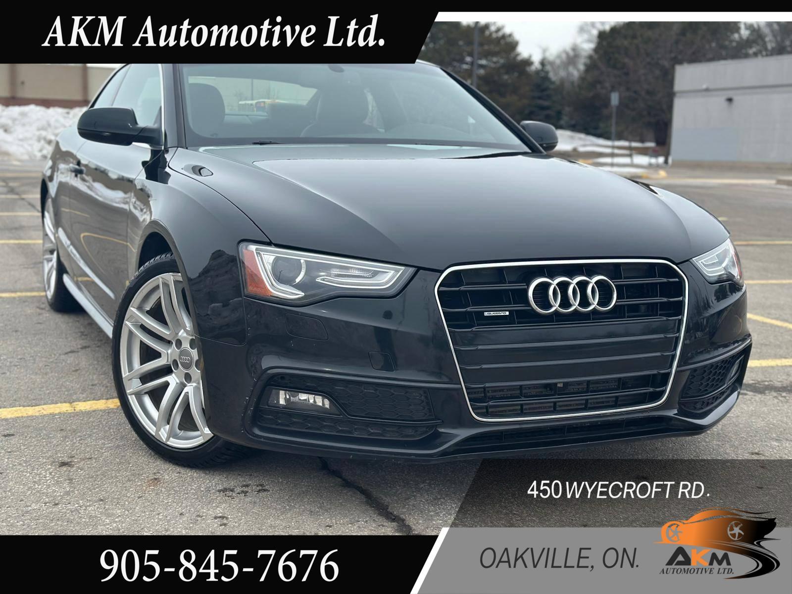 2015 Audi A5 2dr Cpe Auto Progressiv, S-LINE, Certified