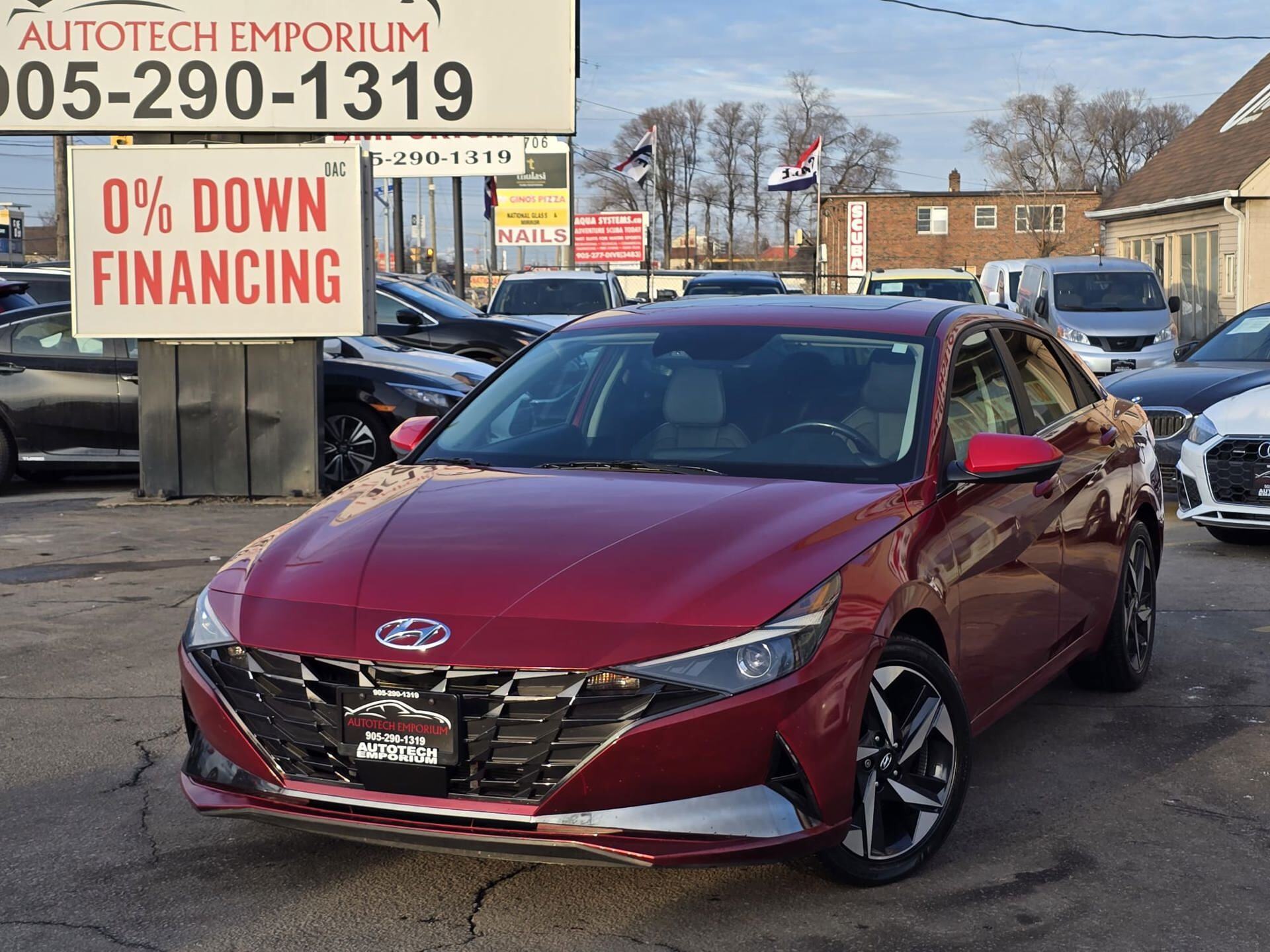 2021 Hyundai Elantra Ultimate / LOADED / Leather / Sunroof