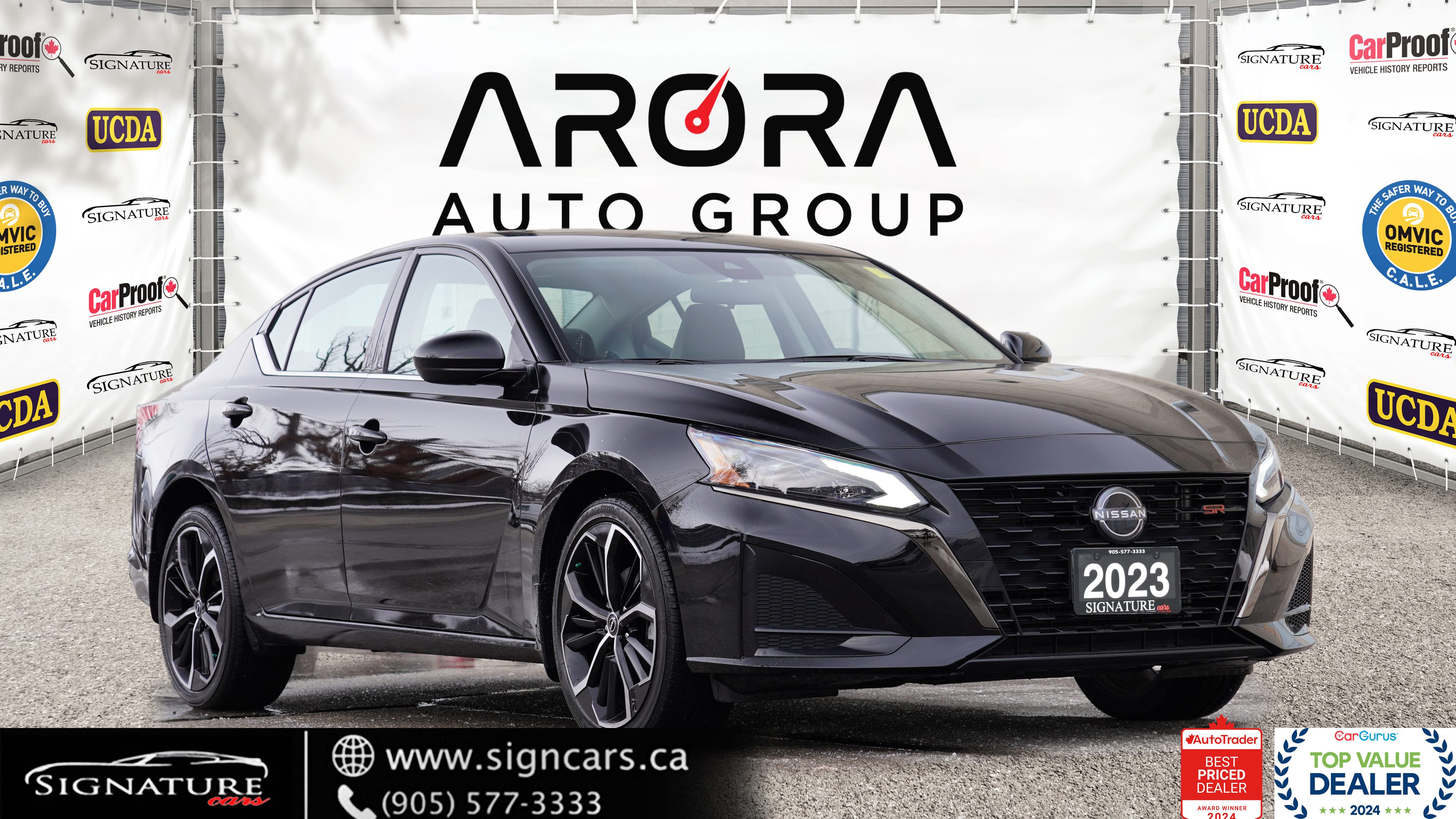 2023 Nissan Altima SR AWD / NO ACCIDENT /SUNROOF/ LEATHER/CARPLAY/BSM