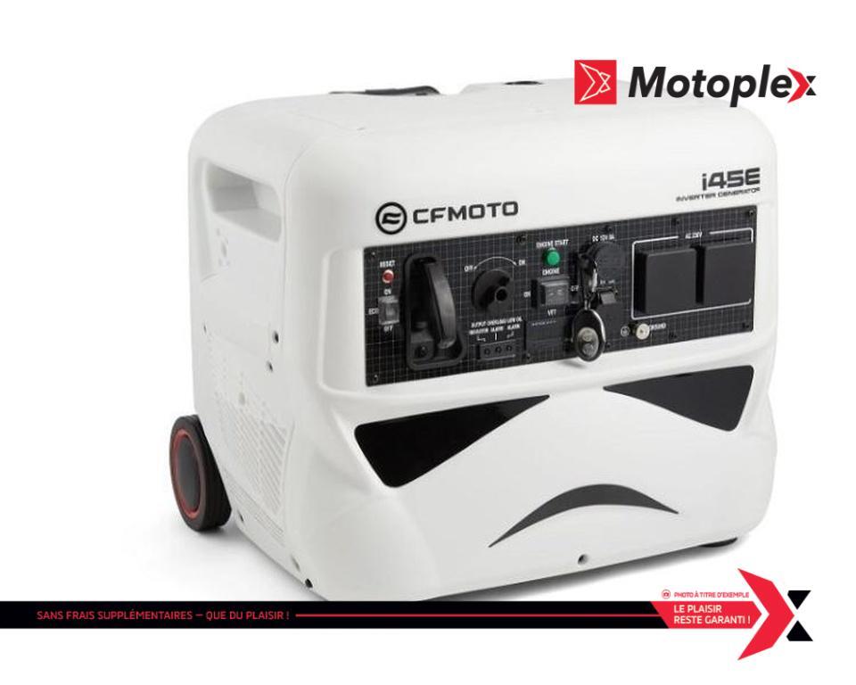 2023 CFMOTO GÉNÉRATRICE INVERTER - LH45I-E 