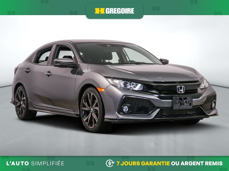 2019 Honda Civic Sport AUTO A/C TOIT MAGS CAM RECUL BLUETOOTH 