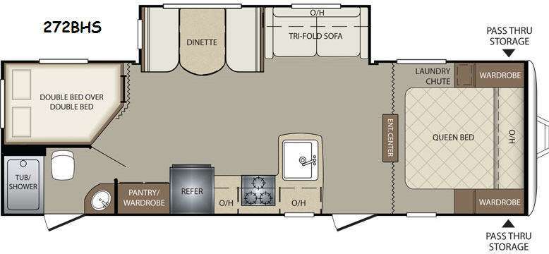 2014 Keystone RV Bullet 272BHS