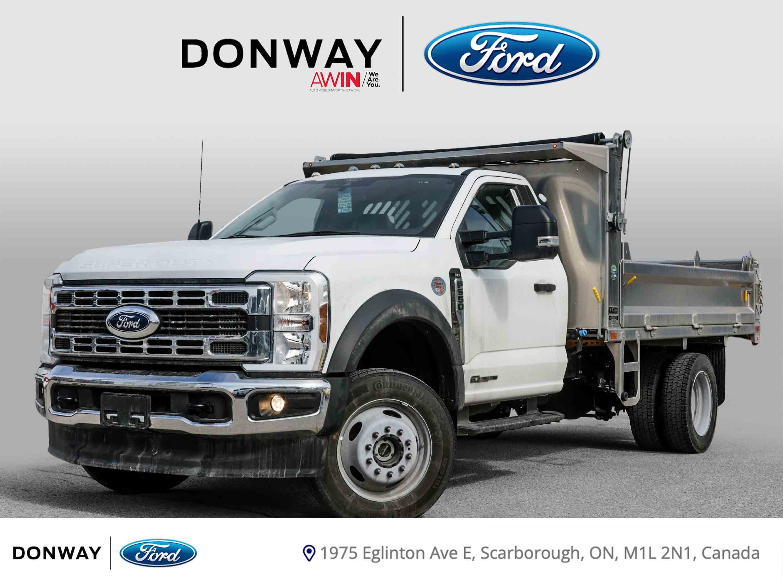 2024 Ford F-550 11.6 Ft Aluminum Dump Reg Cab Diesel