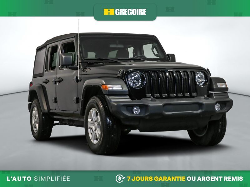 2022 Jeep Wrangler UNLIMITED SPORT 4WD AUTO A/C MAGS CAM RECULE