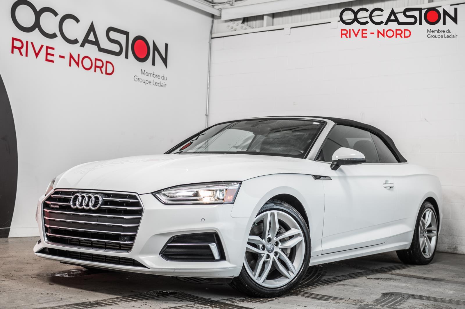 2019 Audi A5 Cabriolet Progressiv Quattro NAVI+CUIR+SIEGES.CHAUFF+CARPLAY