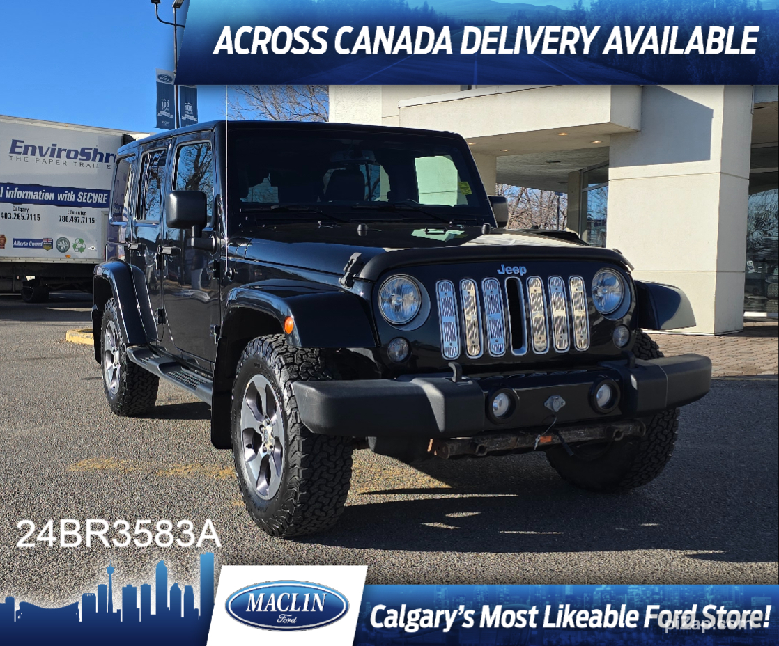 2016 Jeep Wrangler SAHARA | FREEDOM TOP | HTD LTH STS | NAV