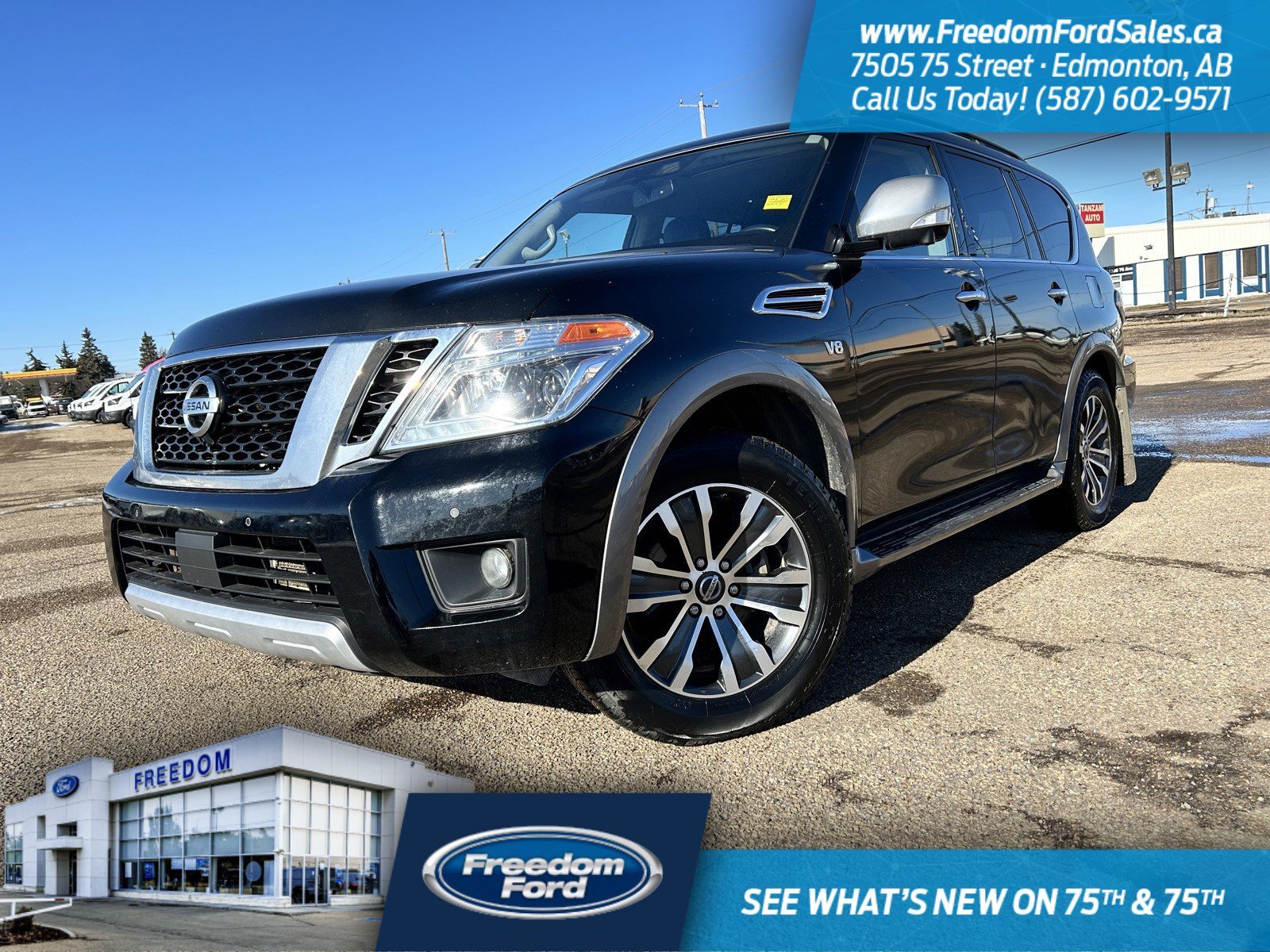 2018 Nissan Armada SL | CarPlay | Heated Seats | Moonroof |