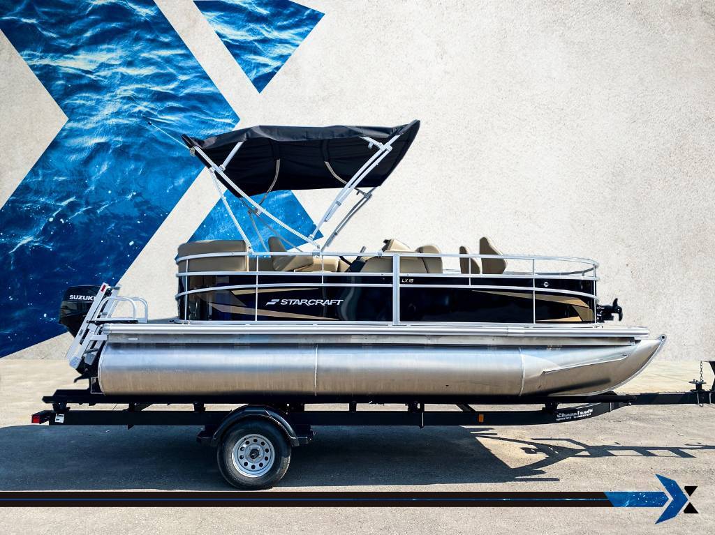 2025 Starcraft Ponton LX 18F Fish de pche moteur Suzuki 60HP i... 0$/sem