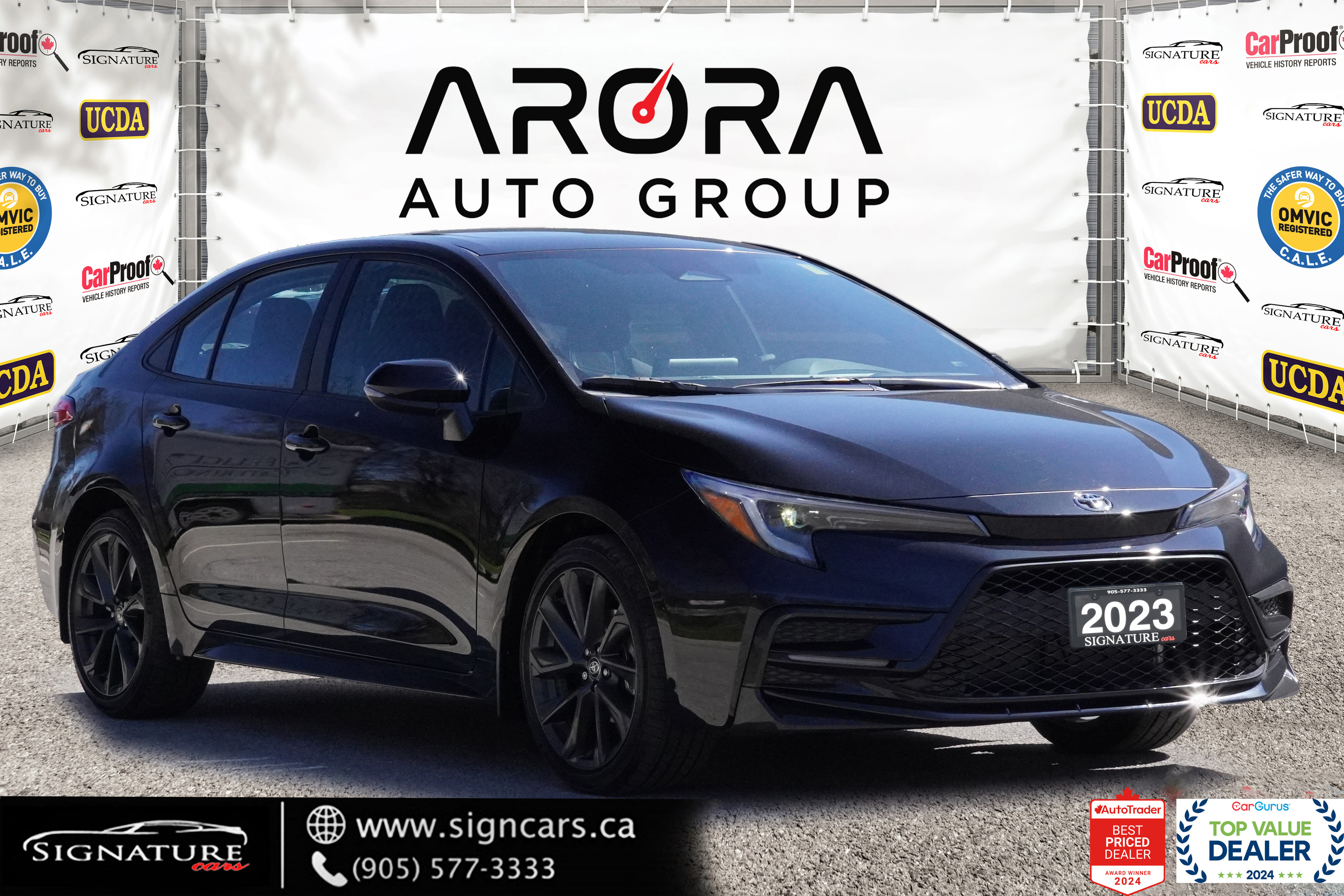2023 Toyota Corolla SE UPGRADE / NO ACCIDENT / SUNROOF / CARPLAY/BSM