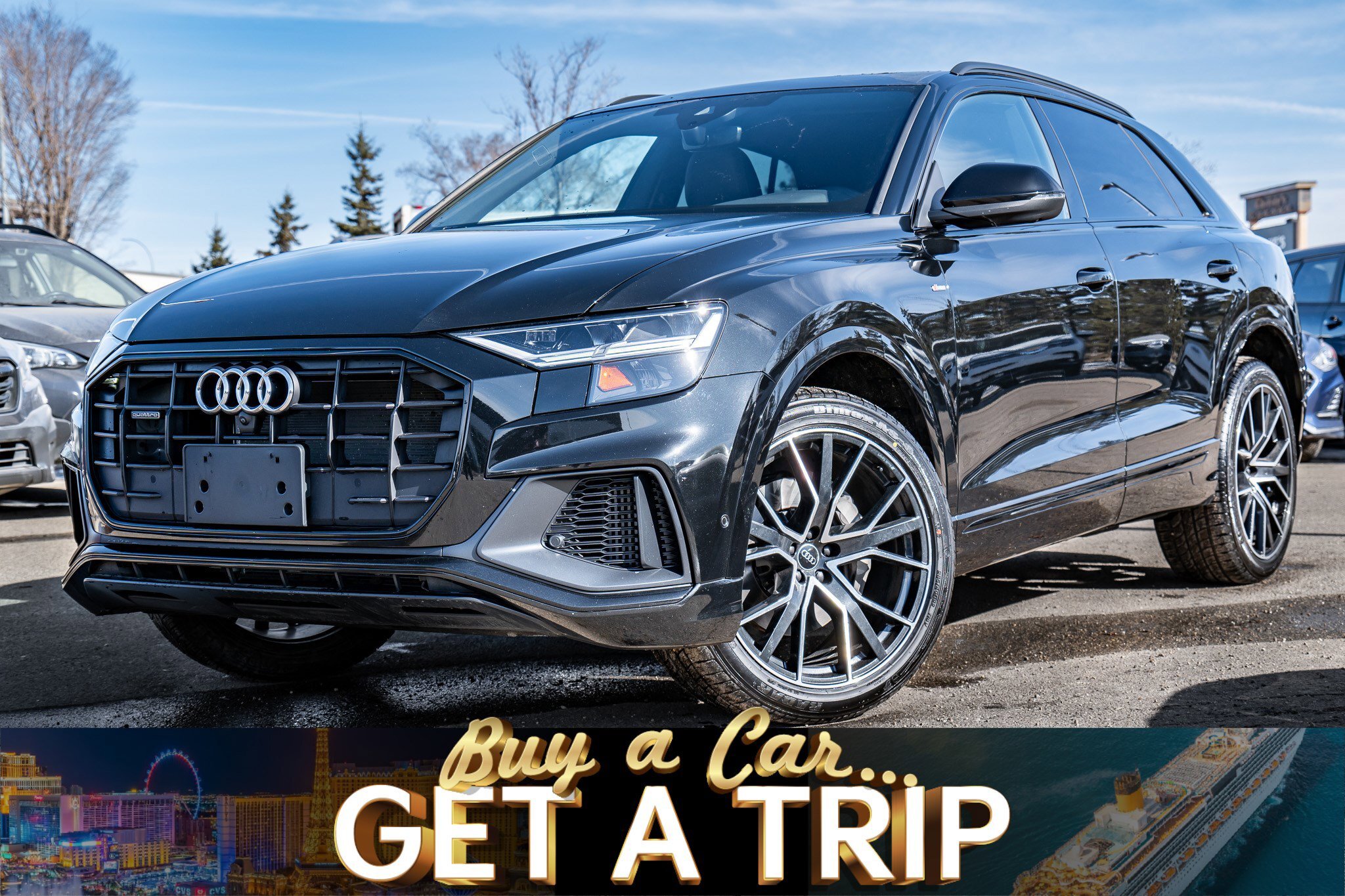 2022 Audi Q8 Progressiv 55 TFSI quattro | LEATHER | NAV | SUNRO