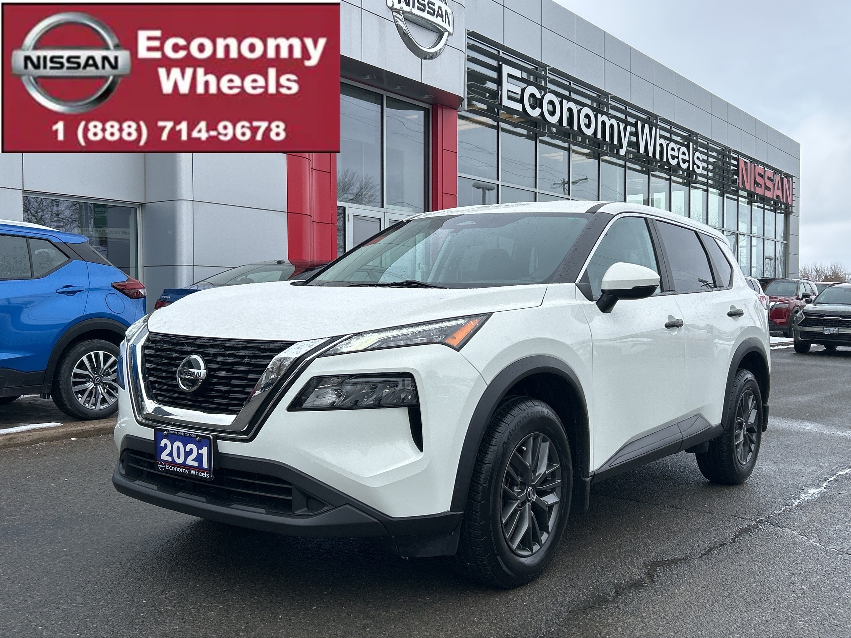 2021 Nissan Rogue S FWD w/HtdSeats/HtdWheel/CarPlay/Alloys/AutoA/C