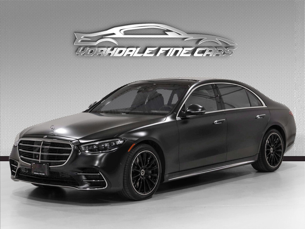 2022 Mercedes-Benz S-Class S580 / Sport Night Pkg / *Rare* Manufaktur Yacht B