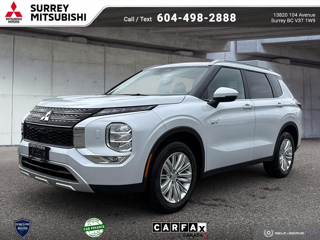 White 2025 Mitsubishi Outlander Hybrid Plug-in SE S-AWC SUV / Crossover All-Wheel Drive 1-Speed Automatic