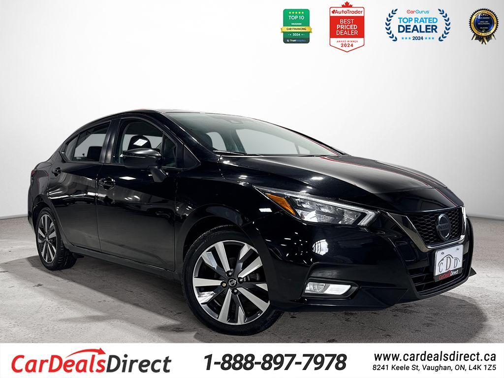 2021 Nissan Versa SR/Back Up Cam/Bluetooth/Heated Seats/Clean Carfax