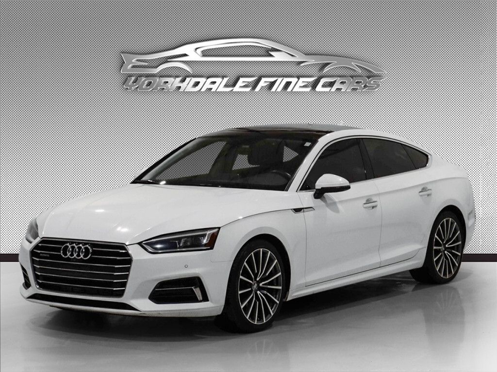 2019 Audi A5 Sportback / 45TFSI Quattro / Technik Pkg / Digital