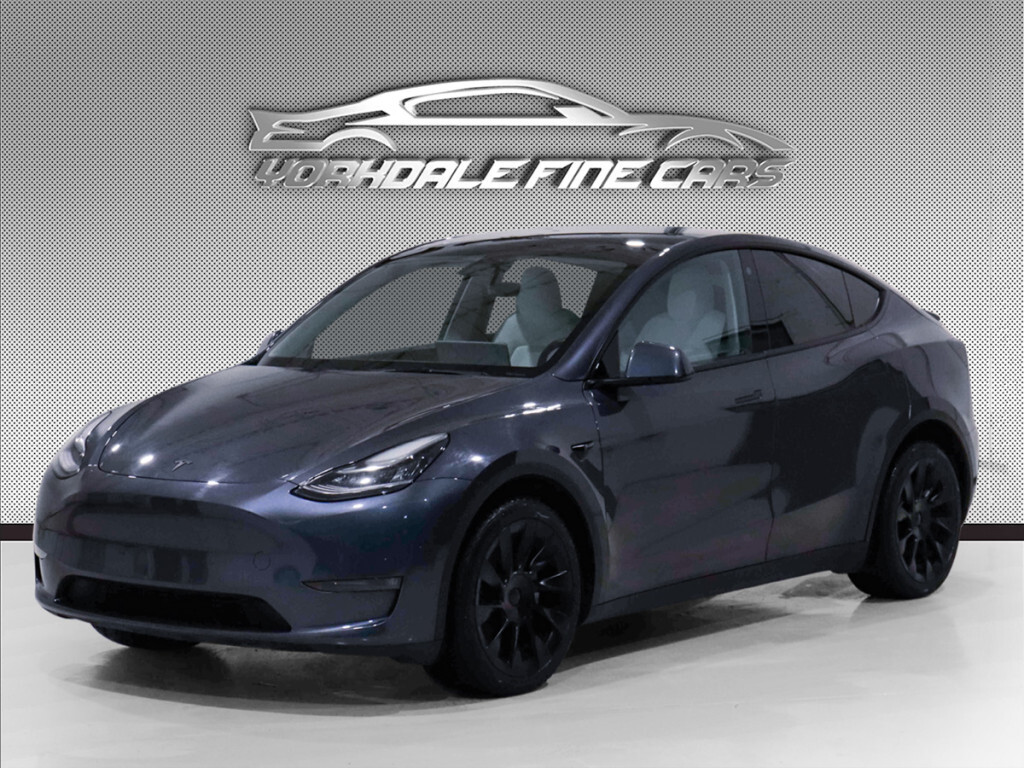 2022 Tesla Model Y Long Range Plus / Dual Motor AWD / Autopilot / Whi