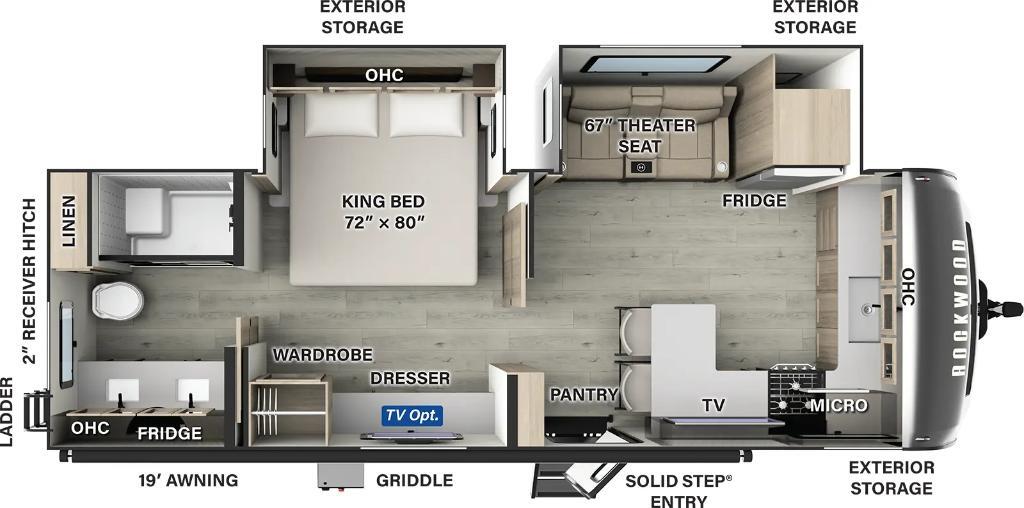 2025 Rockwood Ultra Lite 8263MBR 
