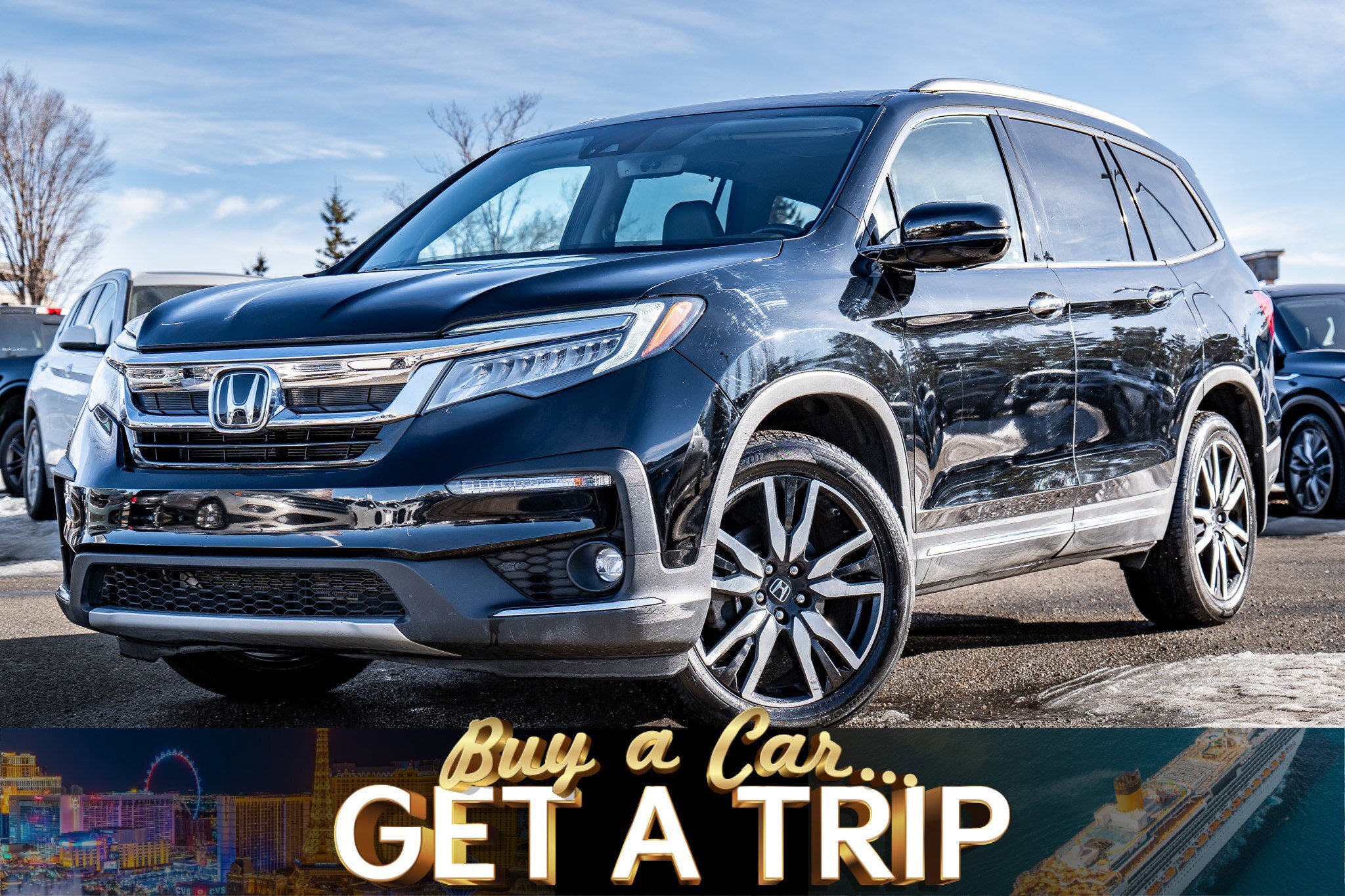 2020 Honda Pilot Touring 8-Passenger AWD | LEATHER | NAV | SUNROOF
