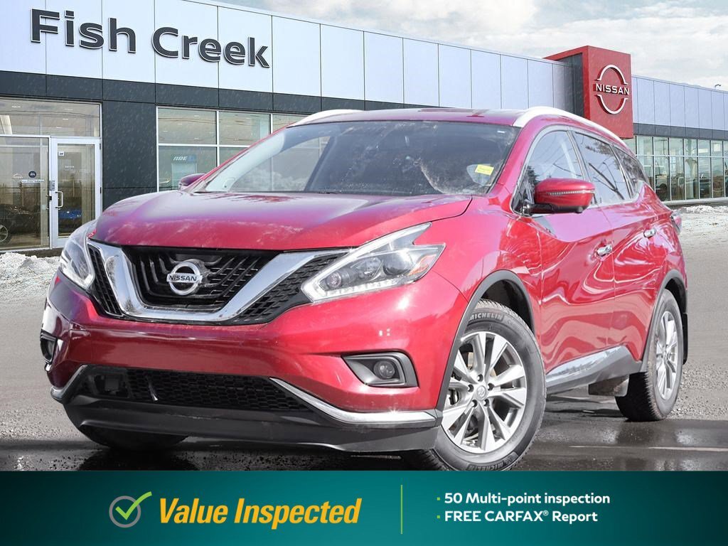 2018 Nissan Murano SL AWD | Leather | Sunroof | Heated Steering Wheel