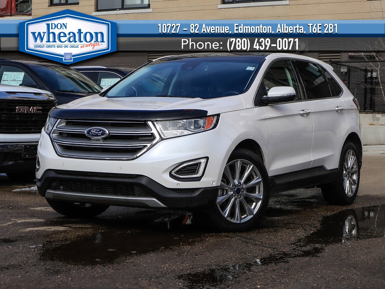 2017 Ford Edge Titanium Leather Heated Front and Back seats Coole