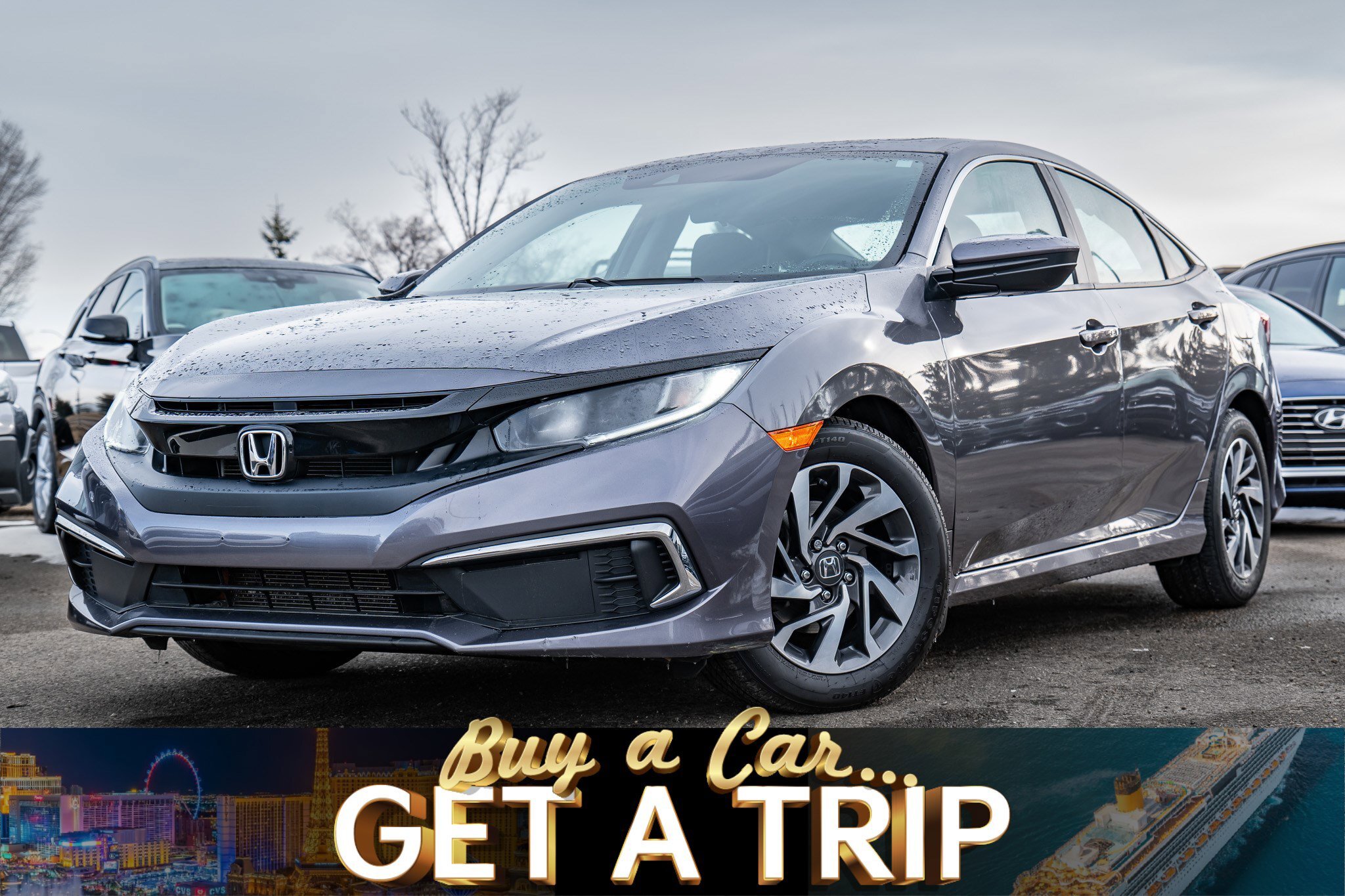 2019 Honda Civic EX CVT | REMOTE START | SUNROOF | HEATED SEATS