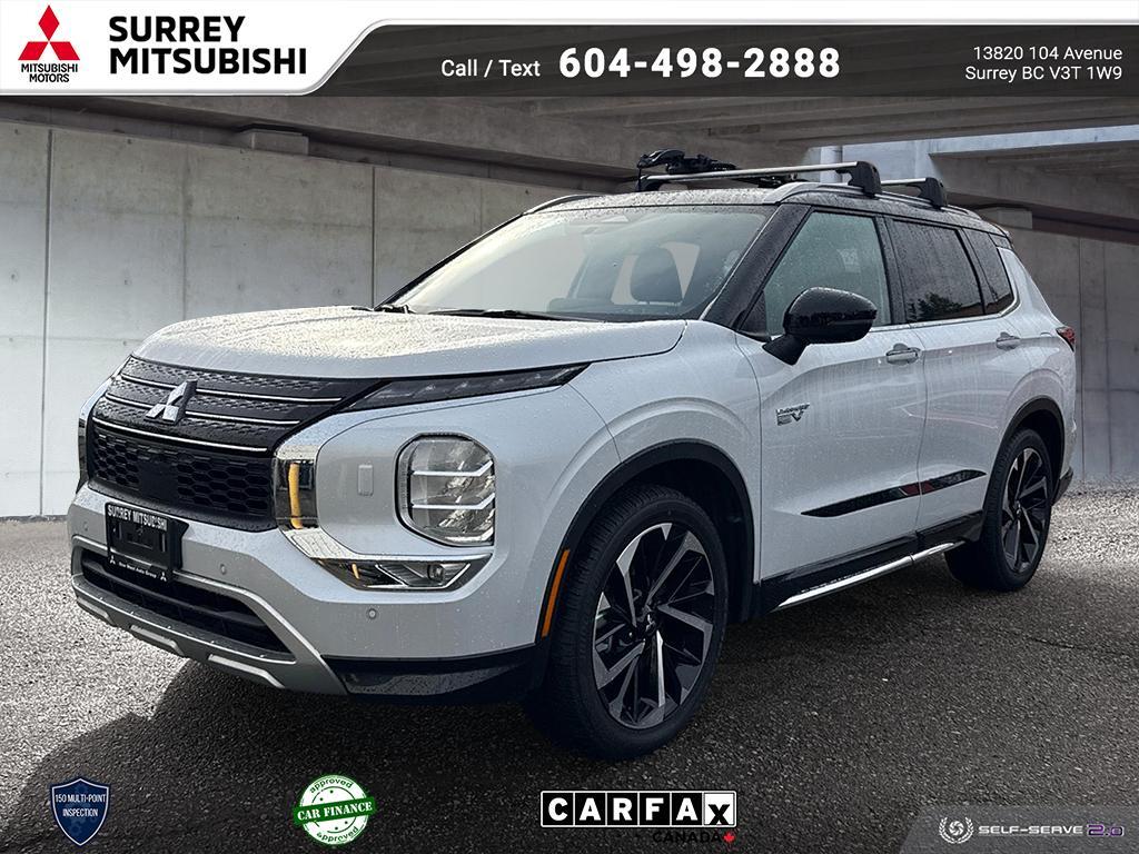White 2025 Mitsubishi Outlander Hybrid Plug-in GT Premium S-AWC SUV / Crossover 1-Speed Automatic