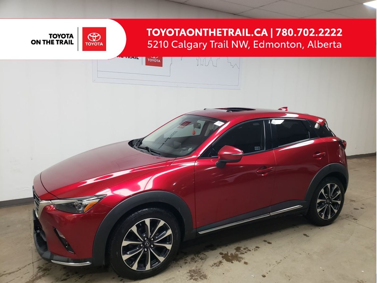 2019 Mazda CX-3 GT; LEATHER, AWD, HUD, NAV, ADAPTIVE CRUSIE, SUNRO