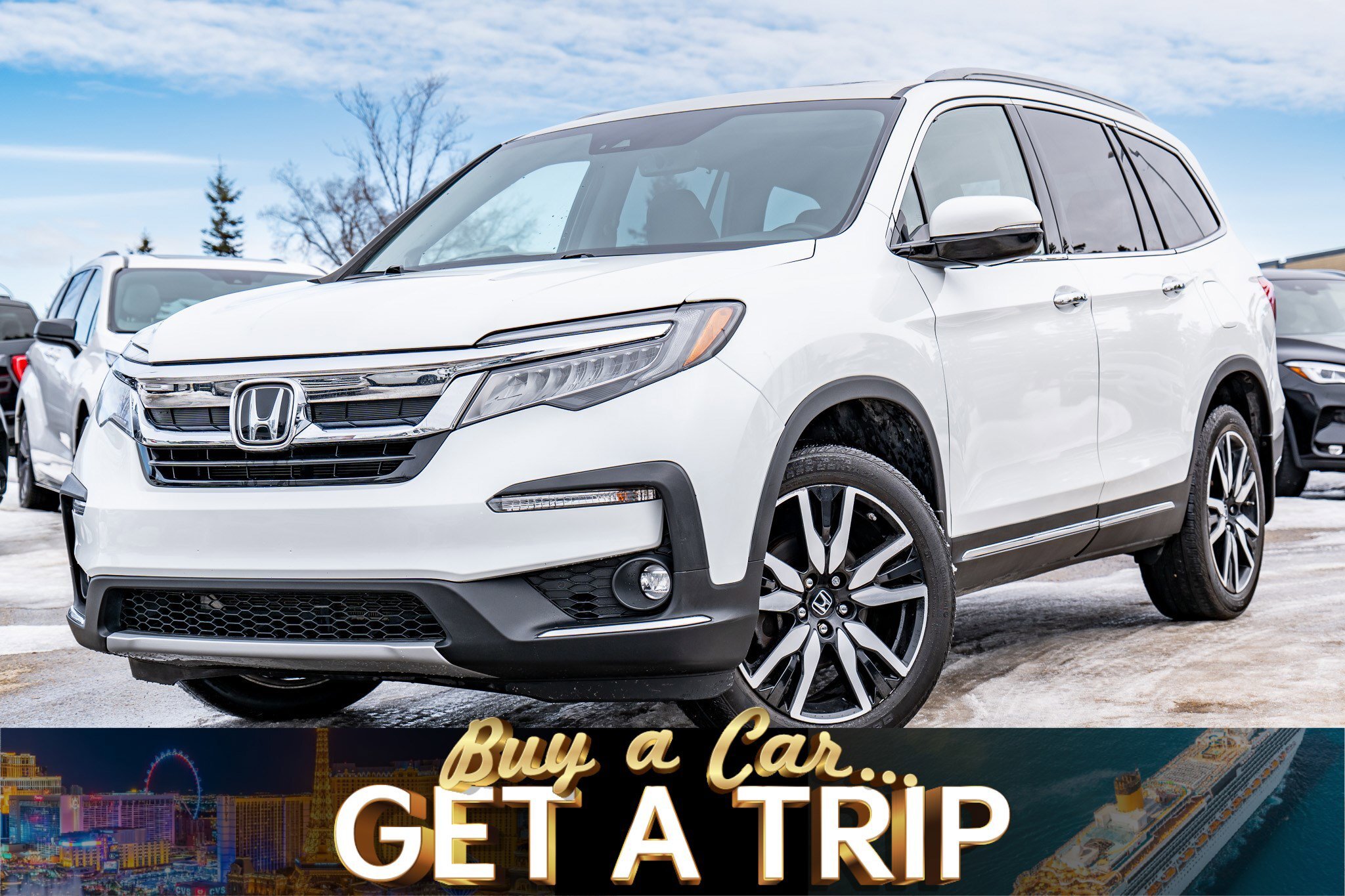 2021 Honda Pilot Touring 7-Passenger AWD | LEATHER | NAV | SUNROOF