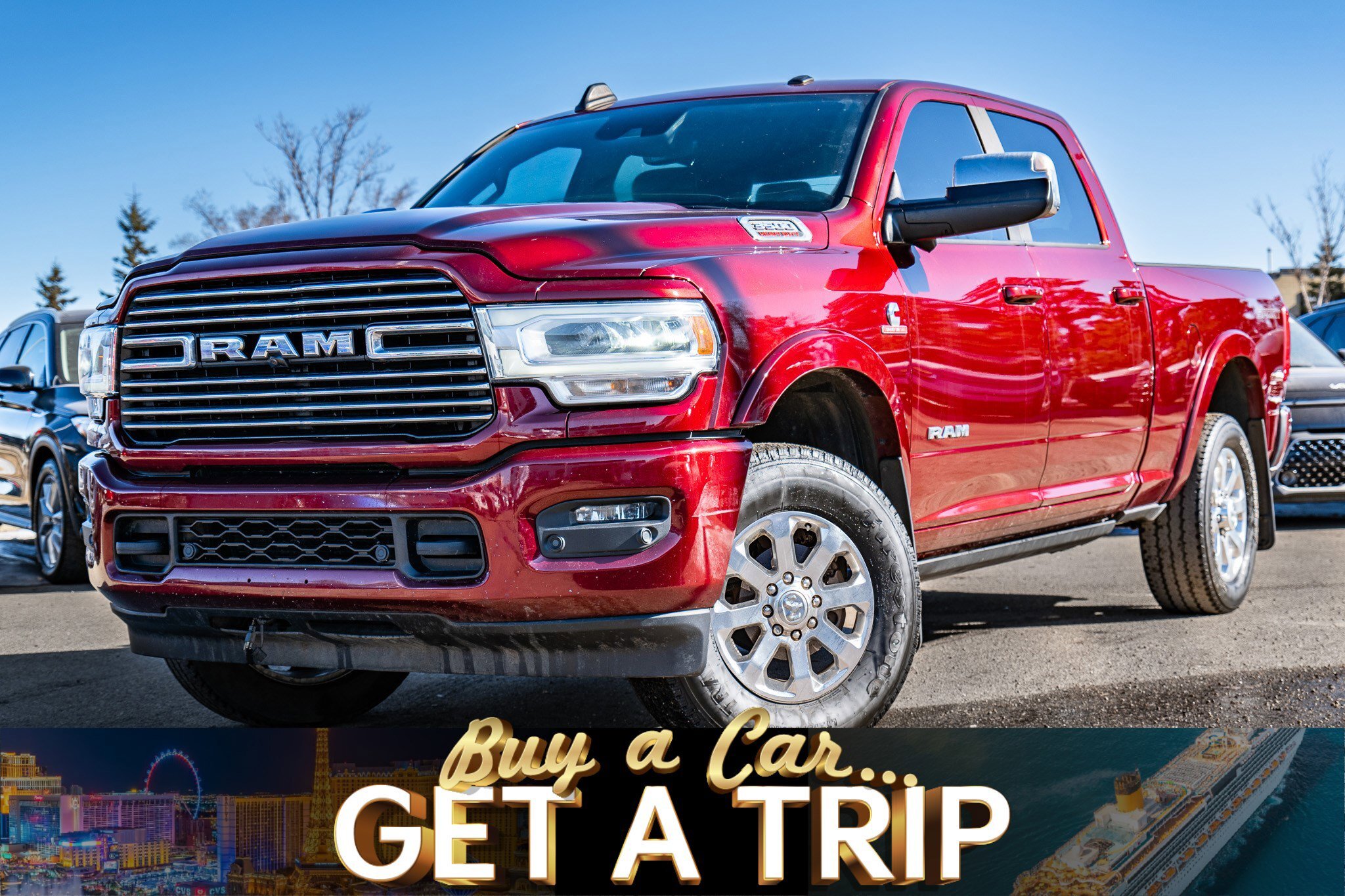 2019 Ram 3500 Laramie 4x4 Crew Cab 6'4 Box