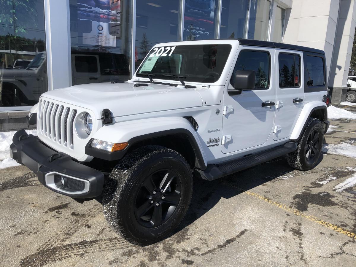 2021 Jeep Wrangler Unlimited Sahara 4x4 NAV CUIR ++GARANTIE 10 ANS++