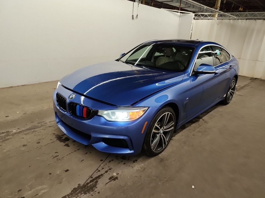 2016 BMW 4 Series 435i Gran Coupe / M Sport Pkg / Estoril Blue / Har