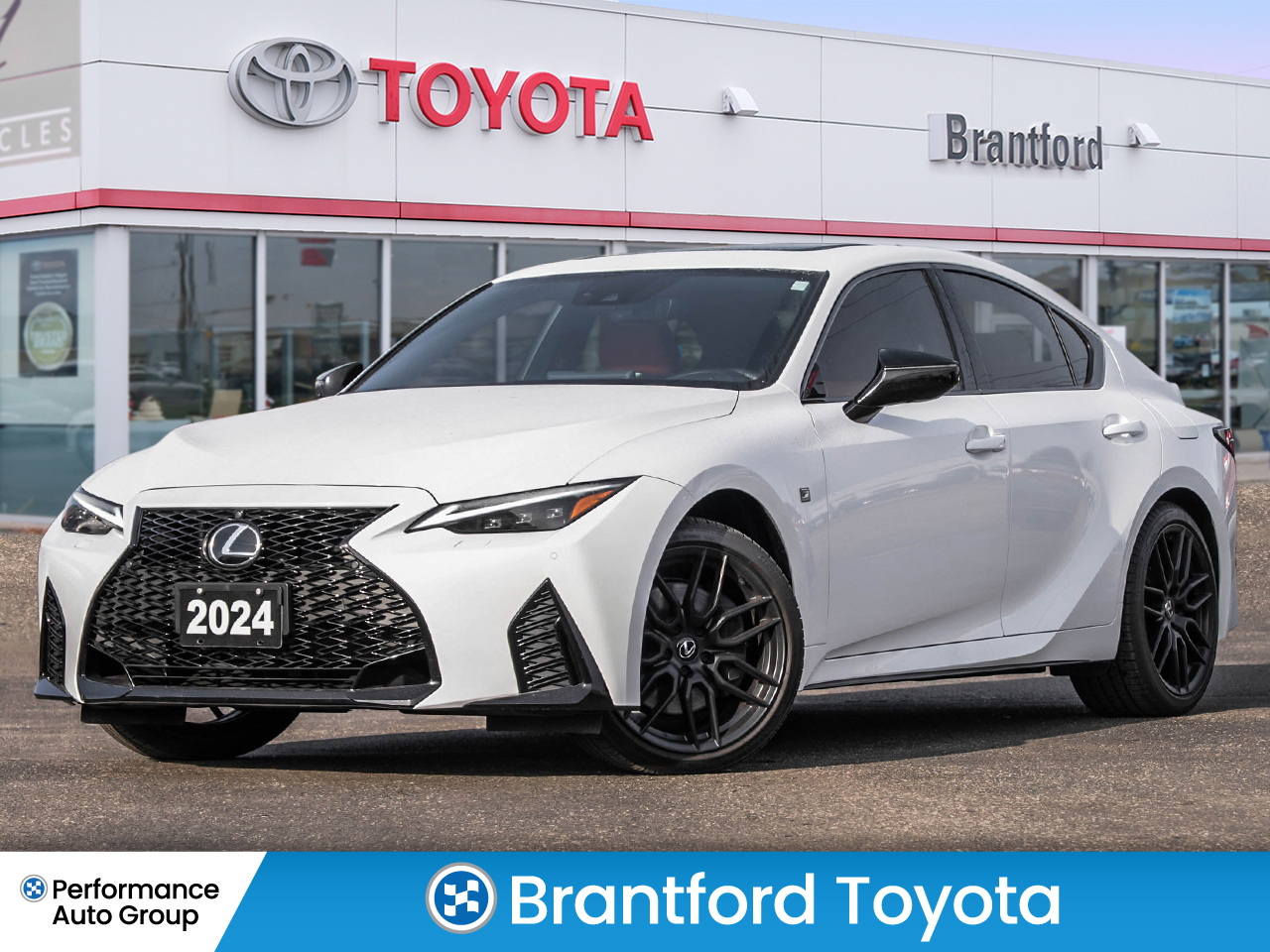 2024 Lexus IS IS 350 AWD - F SPORT 3 PKG - WHITE ON RED NU-LUX