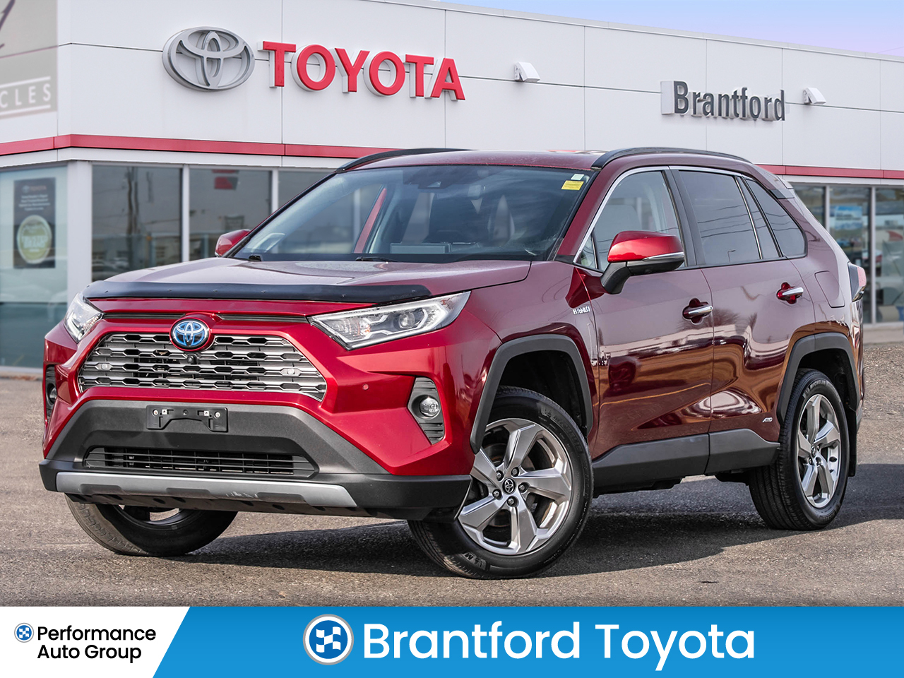 2021 Toyota RAV4 LIMITED HYBRID AWD - RUBY RED FLARE