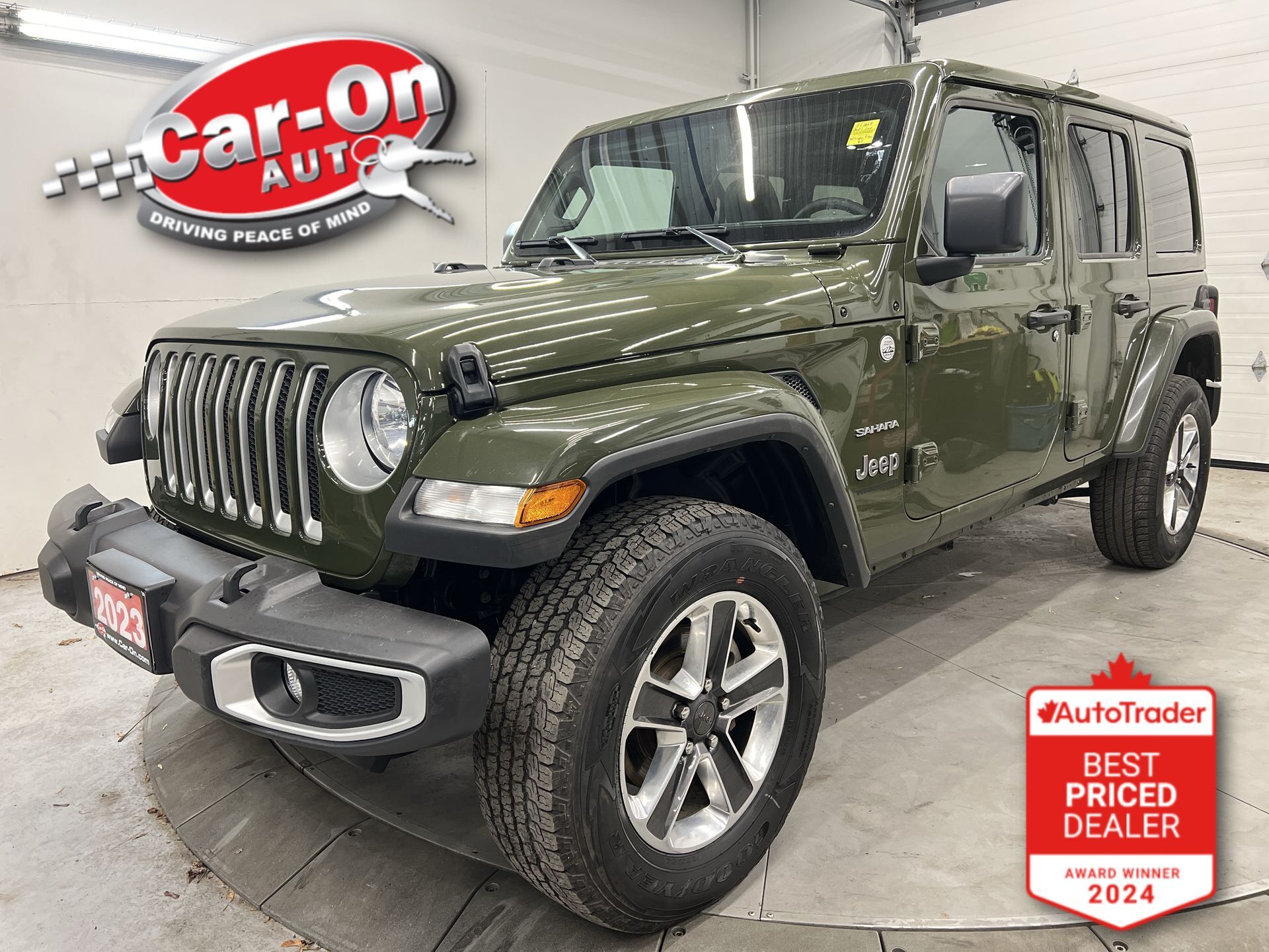 2023 Jeep WRANGLER UNLIMITED SAHARA |AUTO |HARD TOP |CARPLAY |NAV |ALPINE AUDIO
