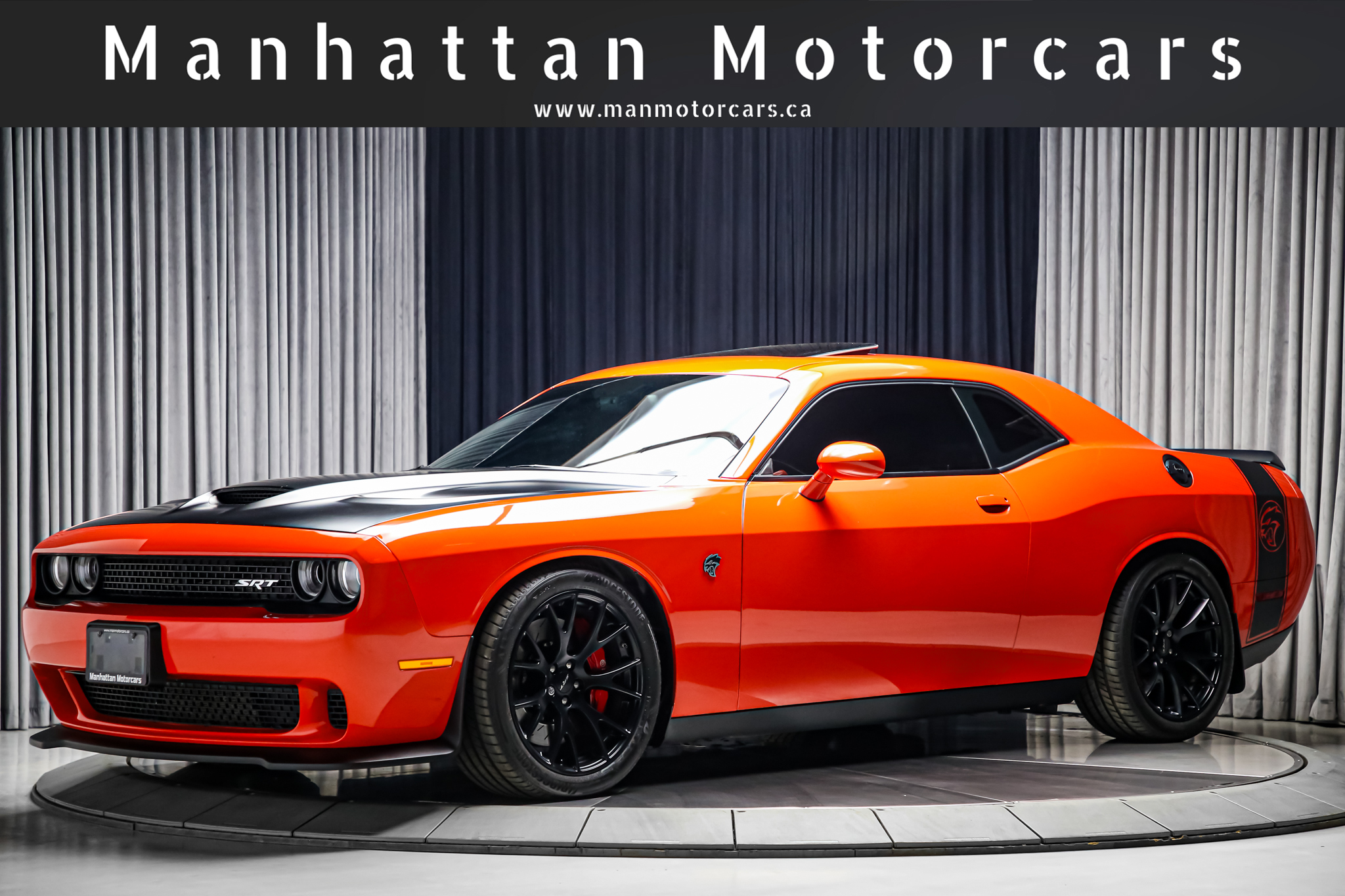 2016 Dodge Challenger SRT HELLCAT MANUAL |NOACCIDENT|BREMBO|NAV|CAM|ROOF