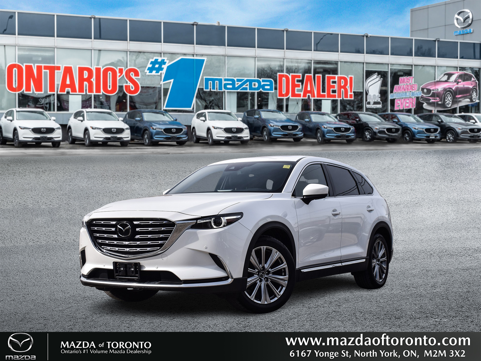 2021 Mazda CX-9 SIGNATURE AWD! FULL SERVICE HISTORY! ONE OWNER!
