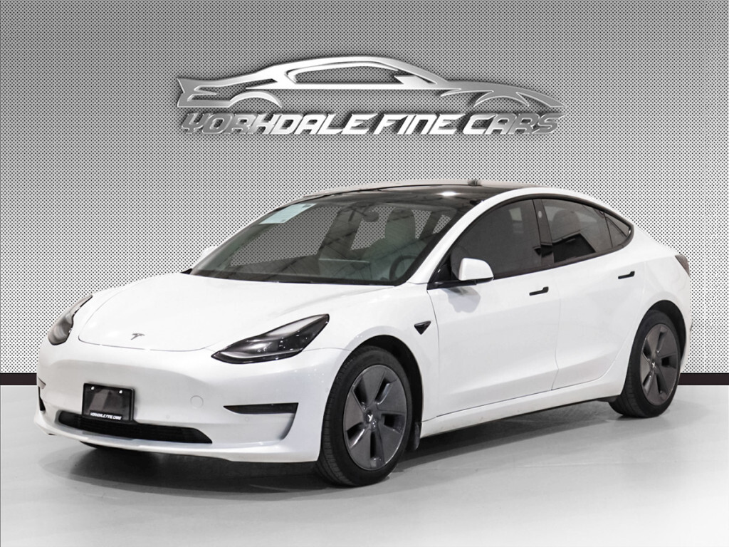 2021 Tesla Model 3 Standard Range Plus / White Int / FSD Computer / A