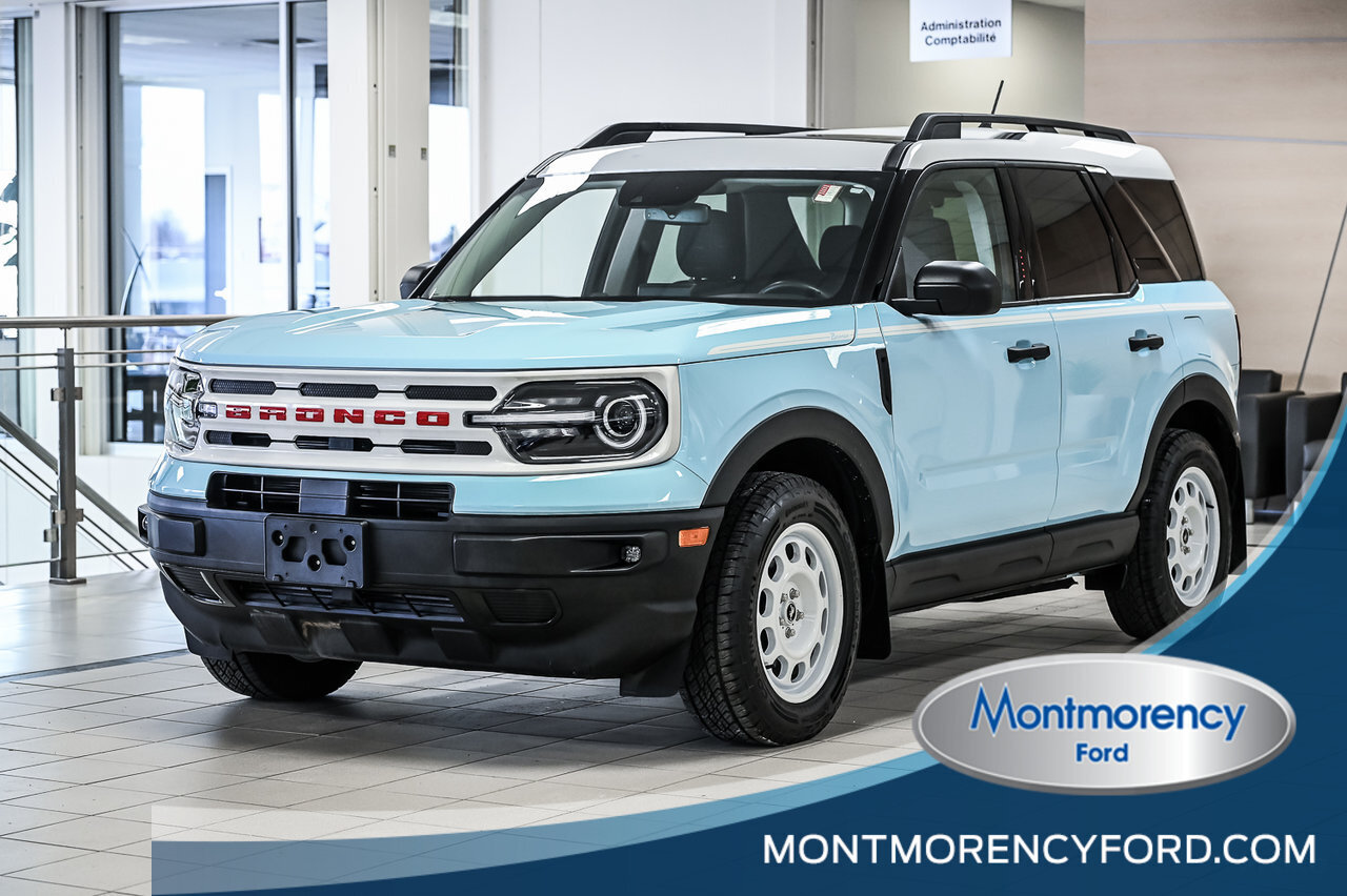 2023 Ford Bronco Sport Heritage | 1.5L | TOIT | 4WD | AUCUN RAPPORT D'ACC