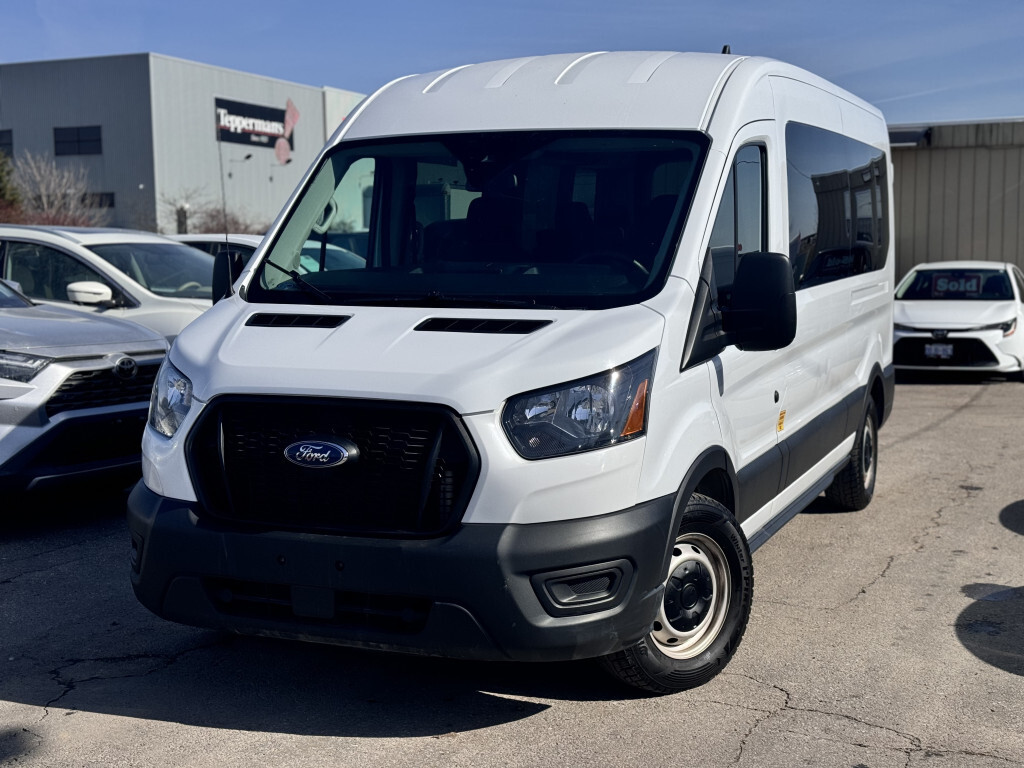 2021 Ford Transit Cargo Van 15 PASSENGER T-150 130 High Roof XL | Bluetooth Ba