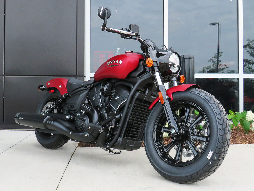 2025 Indian Motorcycles Scout® Bobber Limited Sunset Red Smoke 