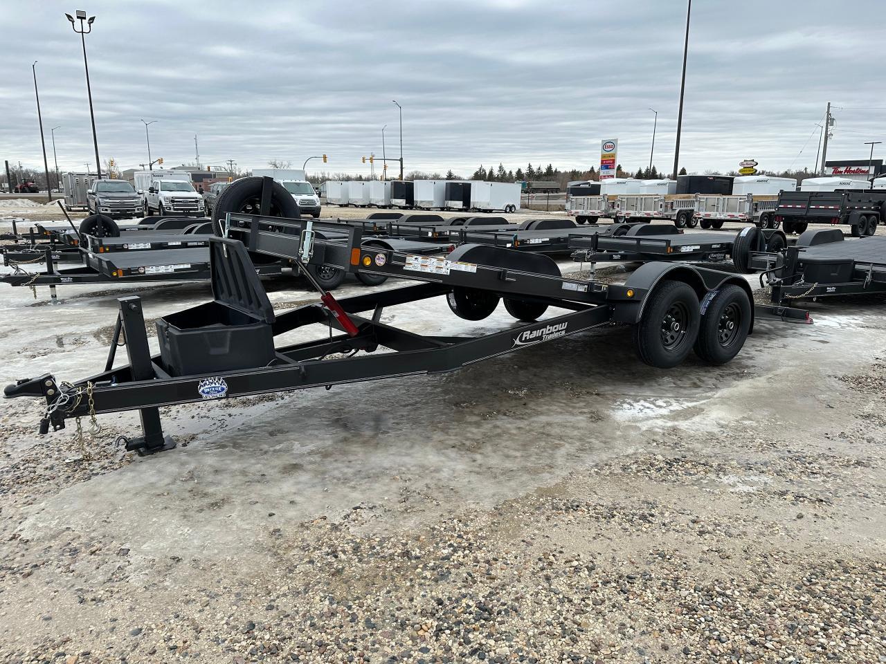 2025 Rainbow Trailer 20' Tilting Car & Equipment Hauler