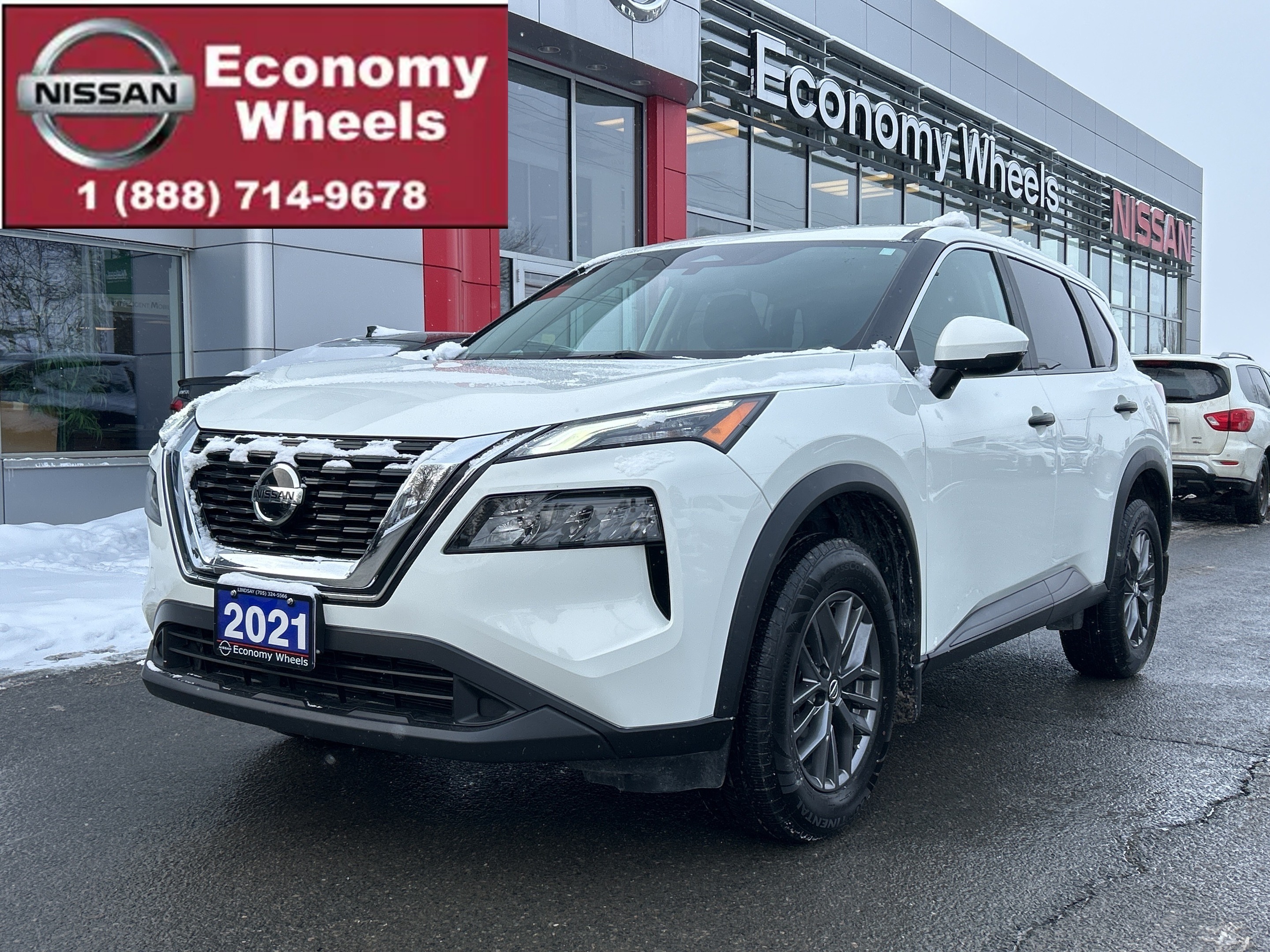 2021 Nissan Rogue S AWD w/HtdSeats/HtdWheel/AutoAC/Alloys/CarPlay