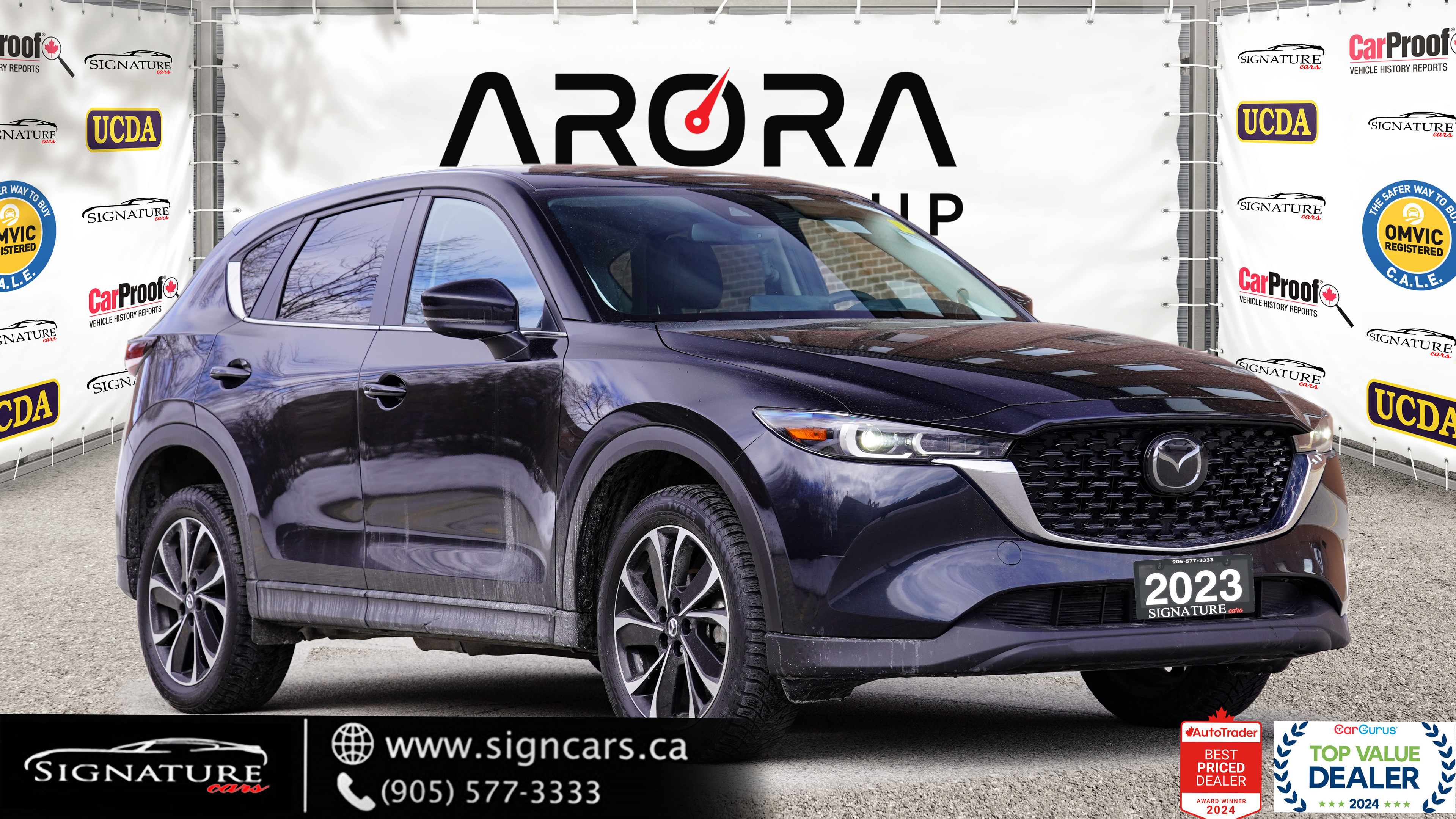 2023 Mazda CX-5 GS LUXURY PKG / NO ACCIDENT / SUNROOF / LEATHER