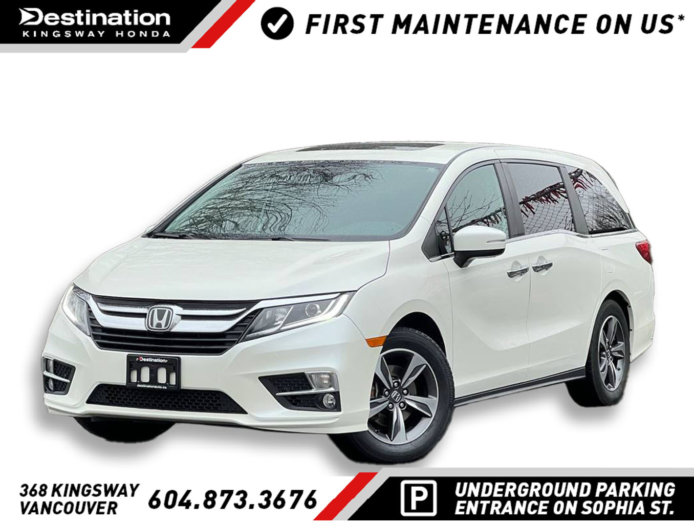 2018 Honda Odyssey EX-L Navi Auto/LEATHER/POWER SLIDING DOORS