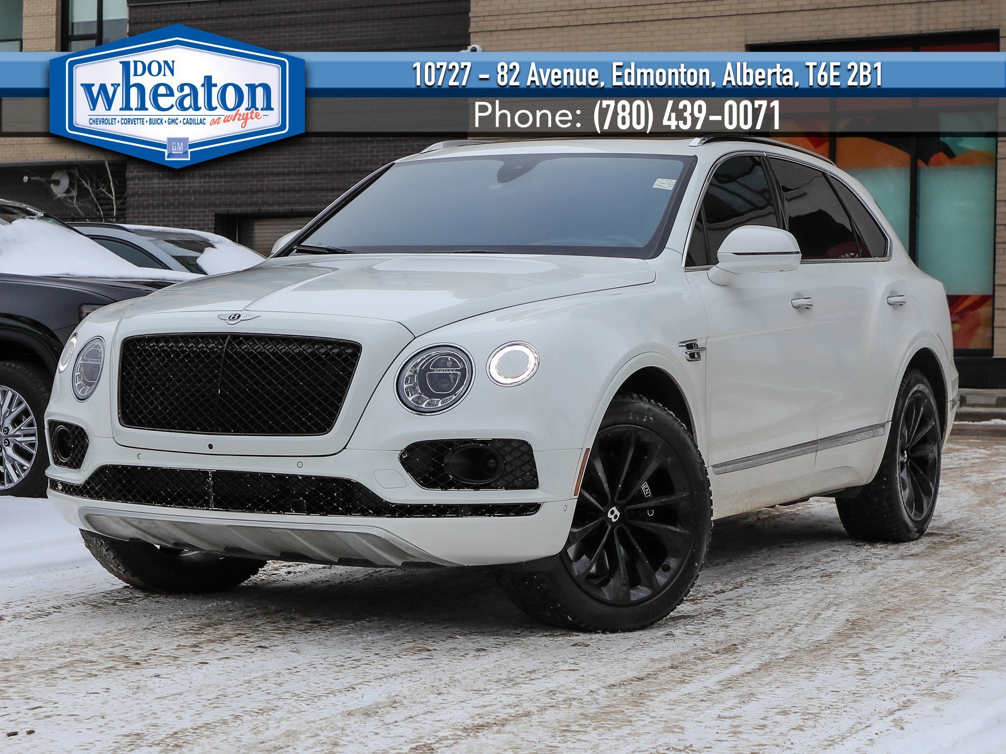 2017 Bentley Bentayga W12 AWD 600 Horsepower Refined Quilted Leather Pan