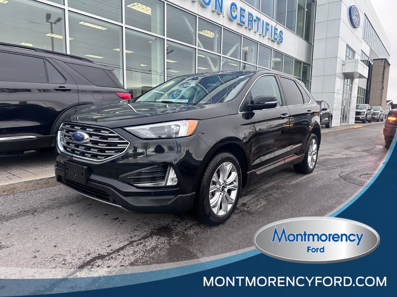 2023 Ford Edge Titanium | AWD | CUIR | 2.0 | FORDPASS | AUCUN RAP